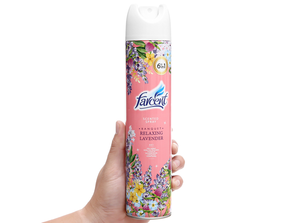 Xịt thơm phòng Farcent 320ml- Hương Lavender