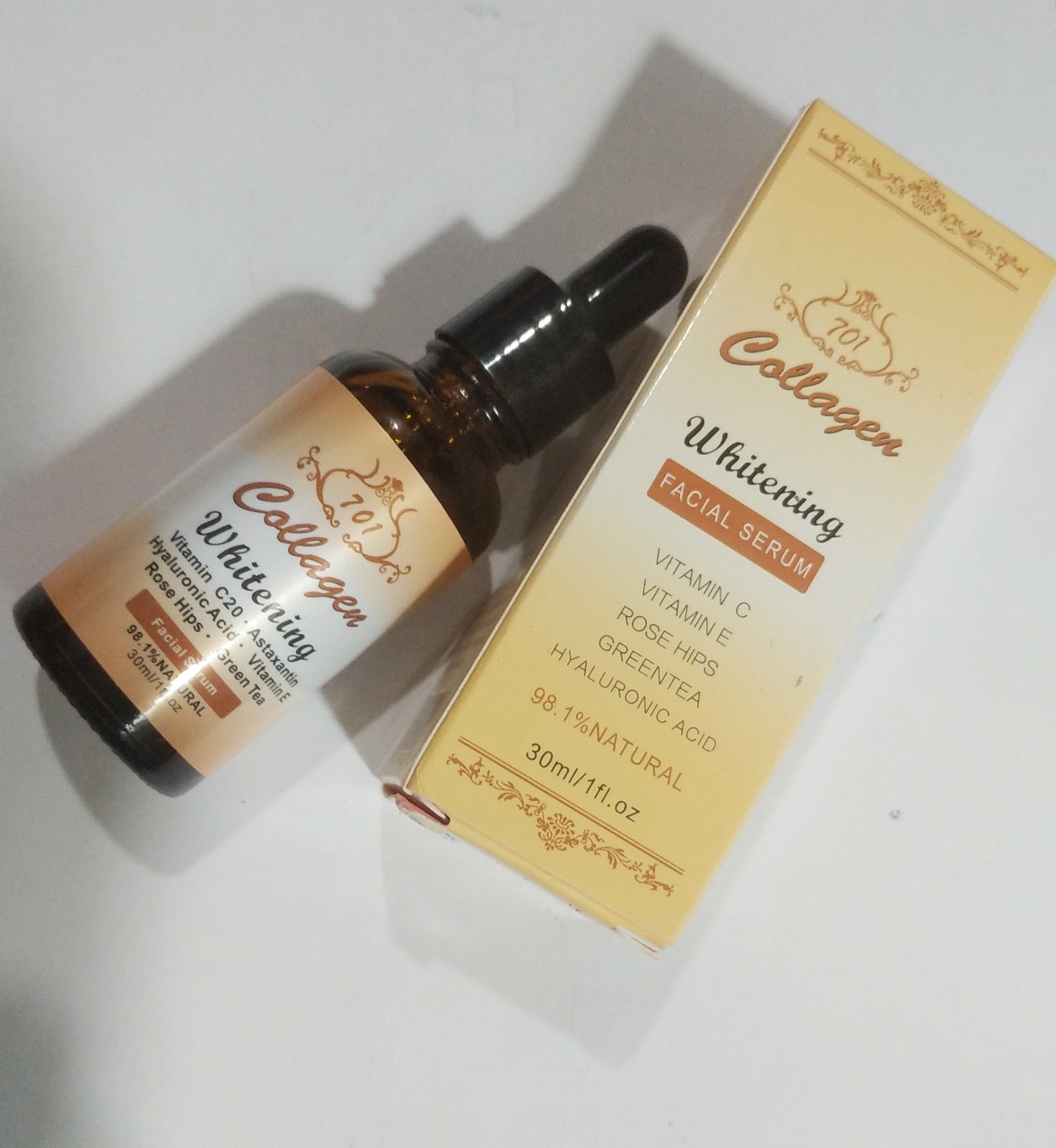 Serum collagen plus vit e 701 dưỡng trắng giúp da căng bóng