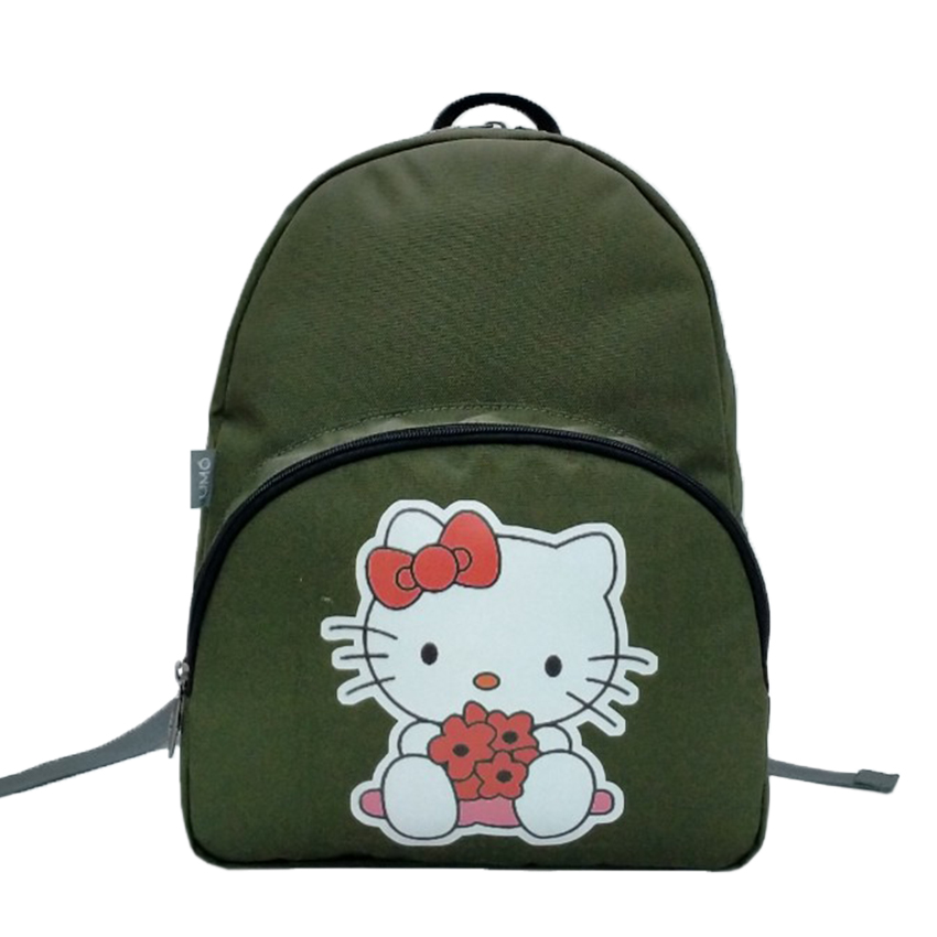 Balo Cho Bé Balos KITTY Mầm Non và Tiêu Học, Balo Chống Thấm, khóa kéo Hàn Quốc độc quyền, May Thủ Công Tỉ Mỉ, Chắc Chắn, Balo chống thấm PU cao cấp, ít bám bụi bẩn - ( tiện lợi cho các buổi học thêm của bé)