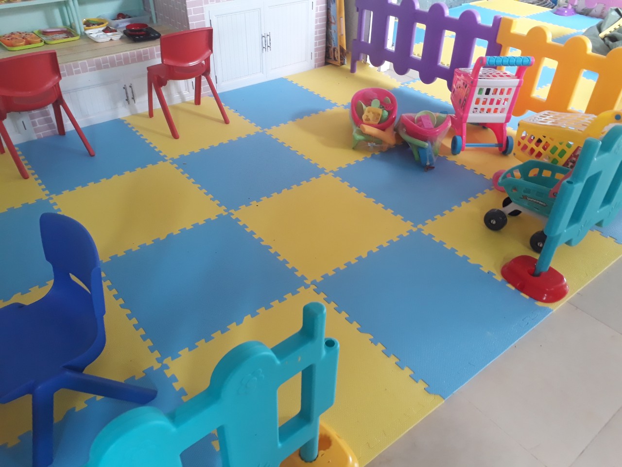 Set 9 tấm thảm xốp lót 60x60 dày 1cm