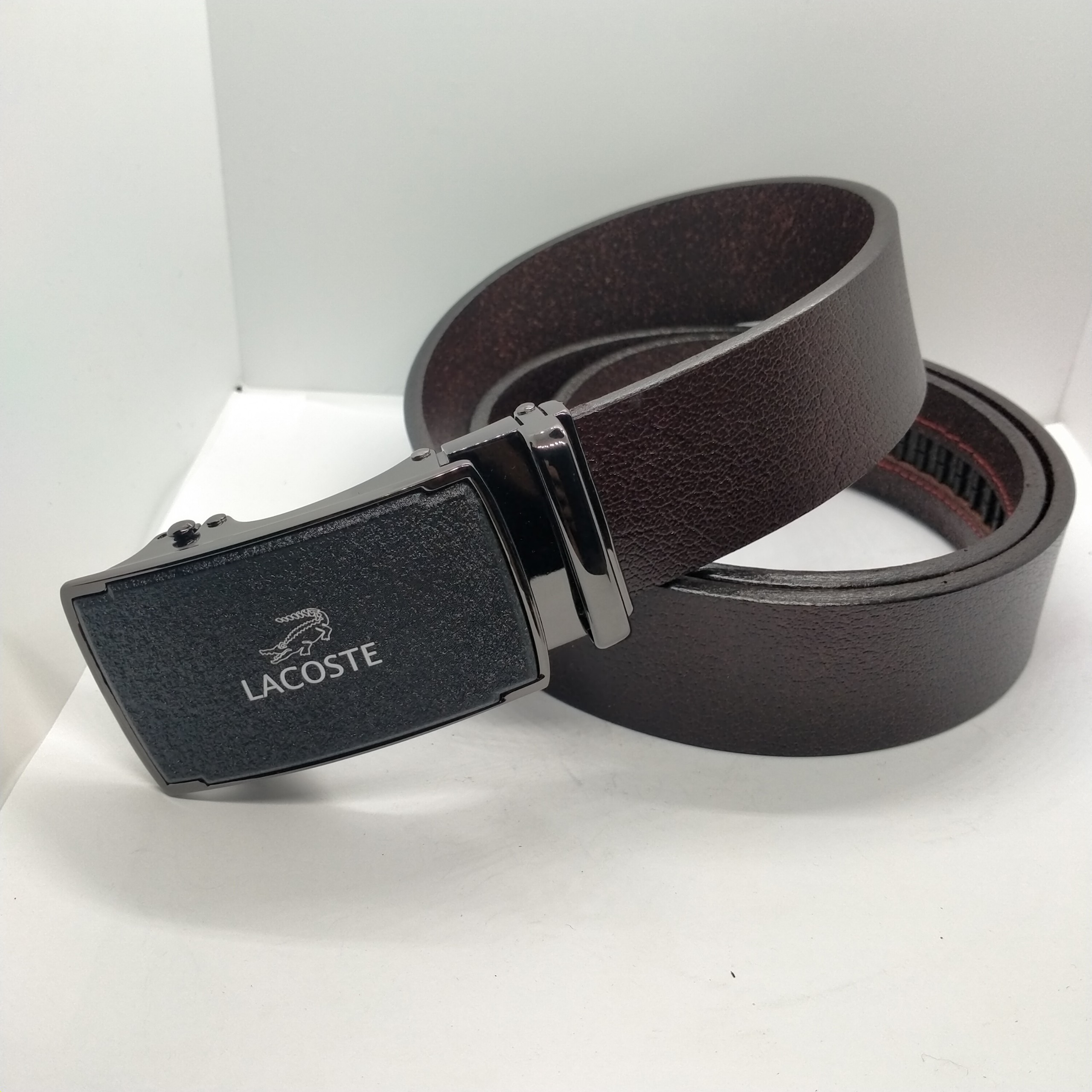 Thắt Lưng Nam DA BÒ 1 LỚP (ĐỐT KHÔNG CHÁY) Dây Nịt Da Khóa Tăng Tự Động ĐÍNH ĐÁ TỰ NHIÊN  Chống Sướt/ Dây Lưng Cao Cấp  Cao Cấp