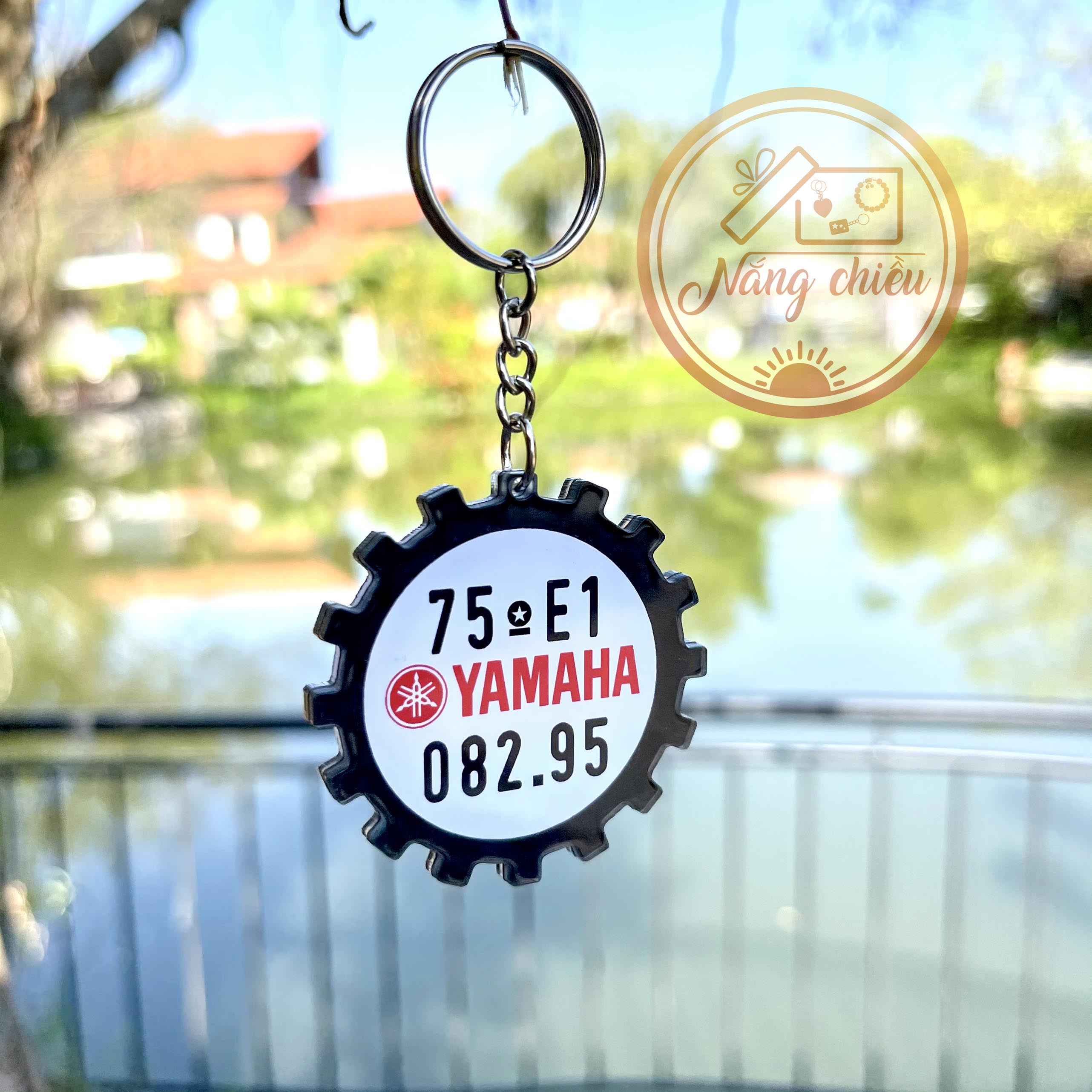 Móc khóa in biển số xe