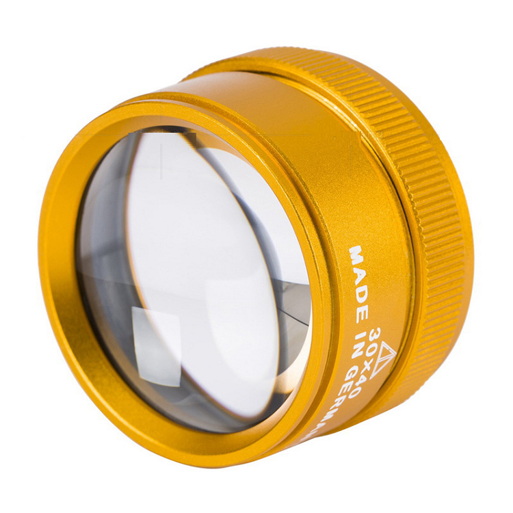 Premium 30x 40mm Measuring Magnifier Magnifying Glass Lens Loop