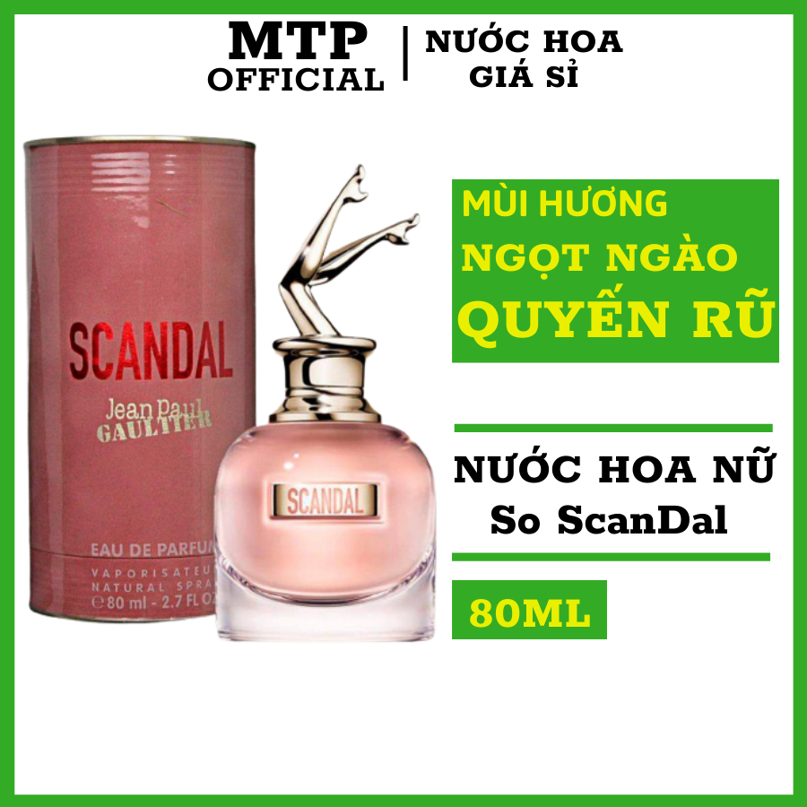 Nước Hoa Đôi Chân Dài Nữ So ScanDal Ngọt Ngào Quyến Rũ Dung Tích 80ml