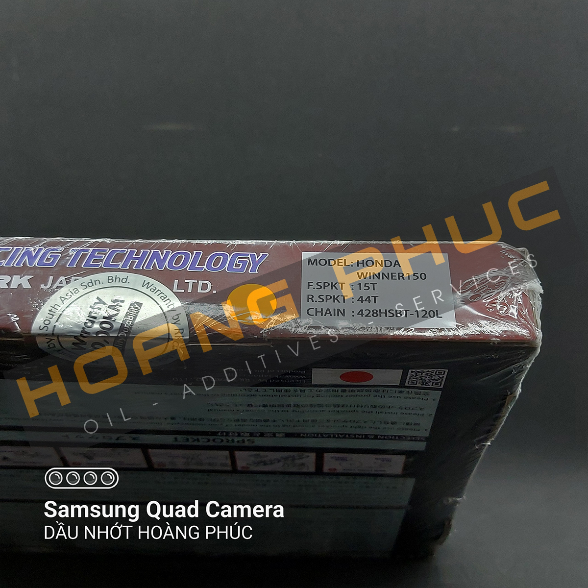 Bộ nhông sên dĩa rk honda winner 150 15-44t