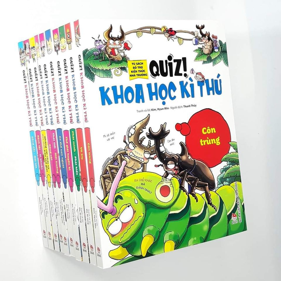 Truyện Tranh - Quiz! Khoa Học Kì Thú -Kim Đồng -15 tập lẻ tùy chọn