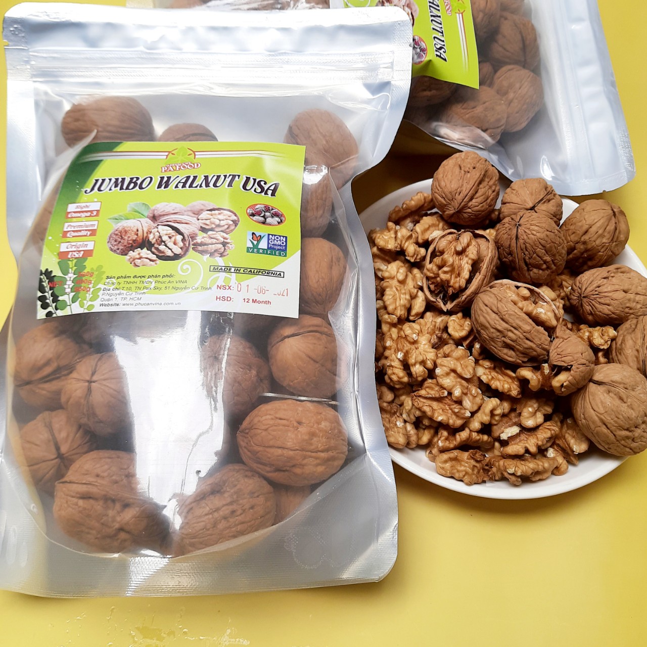 QUẢ ÓC CHÓ VÀNG CHANDLER (MỸ) 500G CUNG CẤP OMEGA3