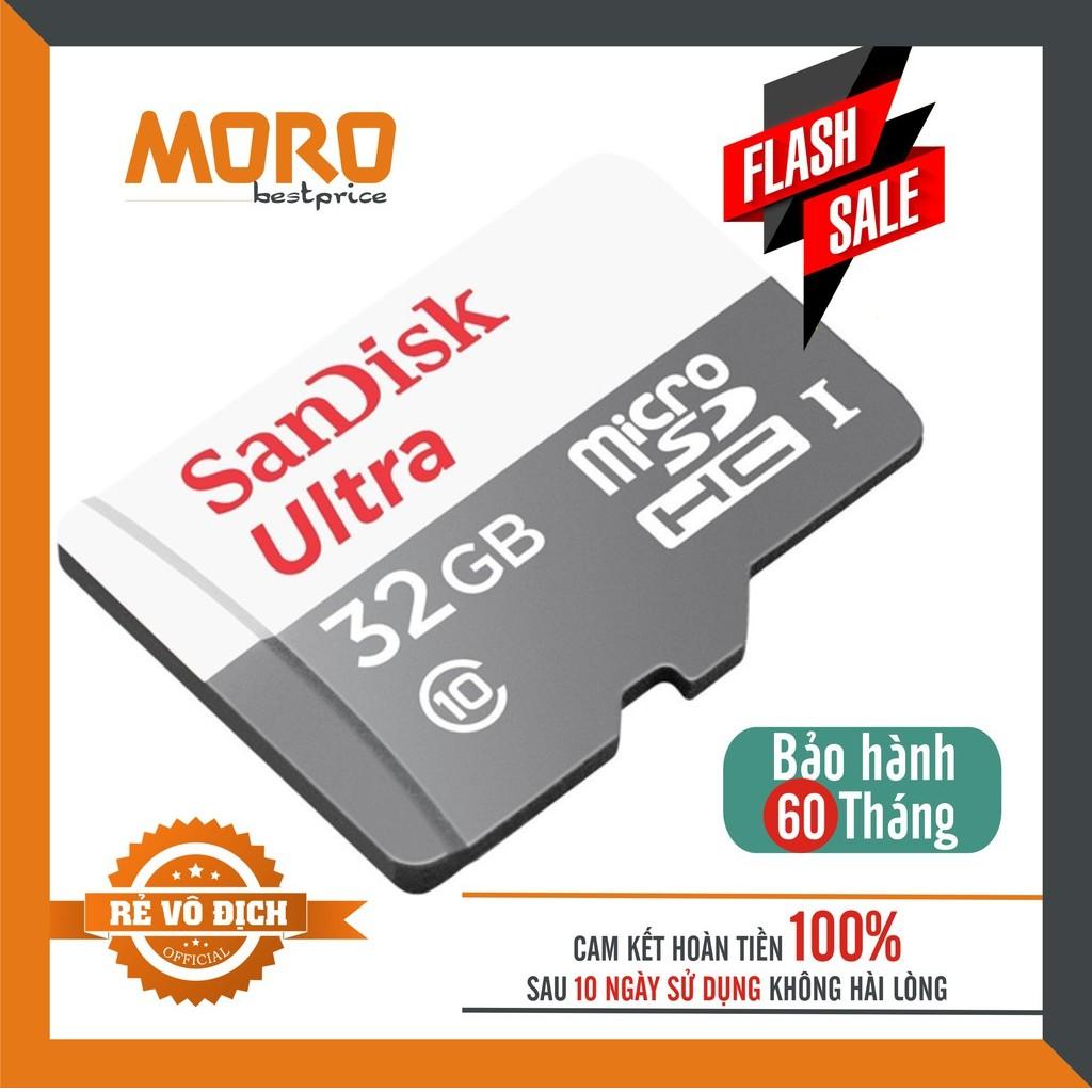 Thẻ Nhớ MicroSDHC SanDisk Ultra 32GB Upto 100MB/S 667x - Bảo hành 5 năm