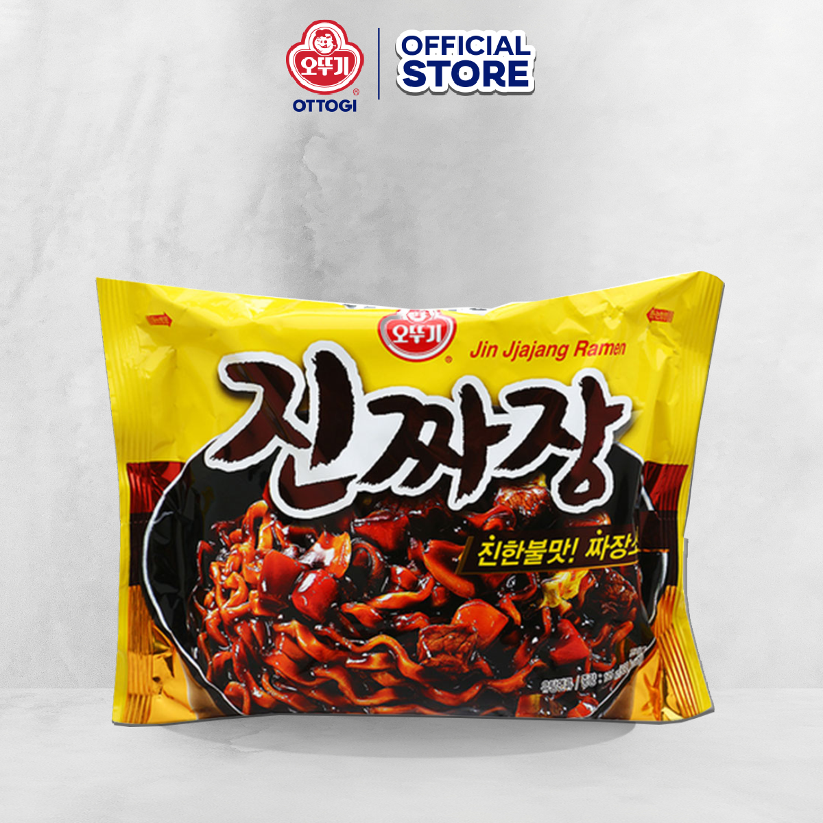 Mì Trộn Xốt Tương Đen Hàn Quốc Ottogi 135Gr Nhập Khẩu