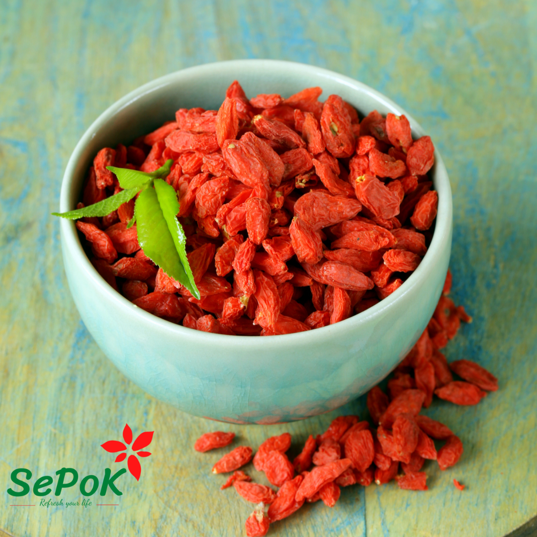 Kỷ tử sấy khô 100g-hạt to,đẹp-Sepok