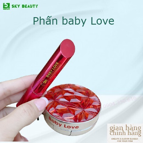Bộ Trang Điểm Son Phấn Baby Love Olic  Chính hãng