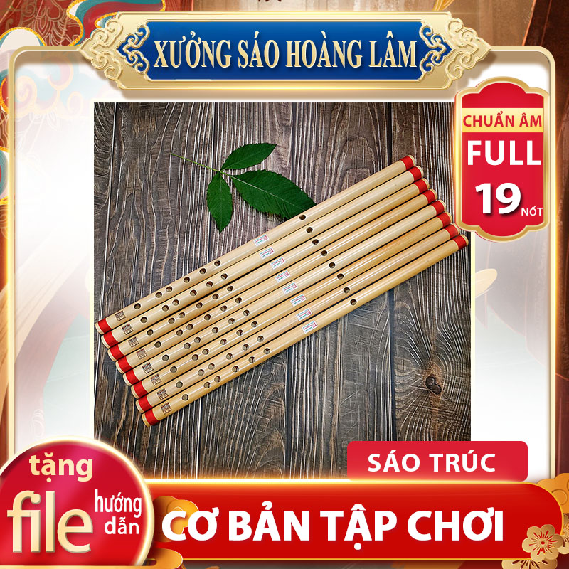 [HCM]Sáo trúc C5 CƠ BẢN tập chơi chuẩn âm dành cho người mới tập HL10 (ĐỦ TONE) Xưởng Sáo Hoàng Lâm