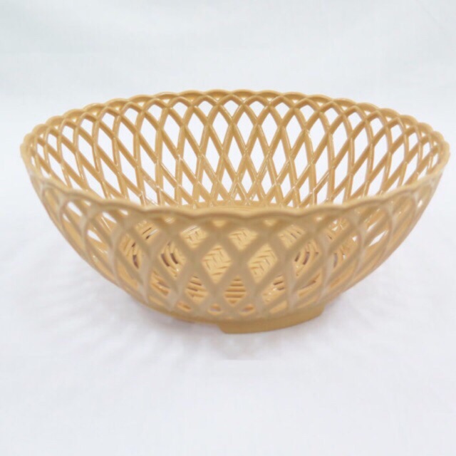 Rổ Giả Mây Tre Đan Đưng Rau Sống Tiện Lợi