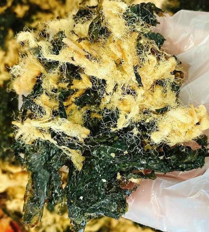 400gr- Chà bông xù mix rong biển cháy tỏi