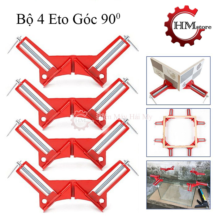 1 ke góc vuông 90 độ - kẹp góc vuông 90 độ, ê tô kẹp đa năng, kẹp góc vuông, kẹp góc vuông hồ cá - hải my store