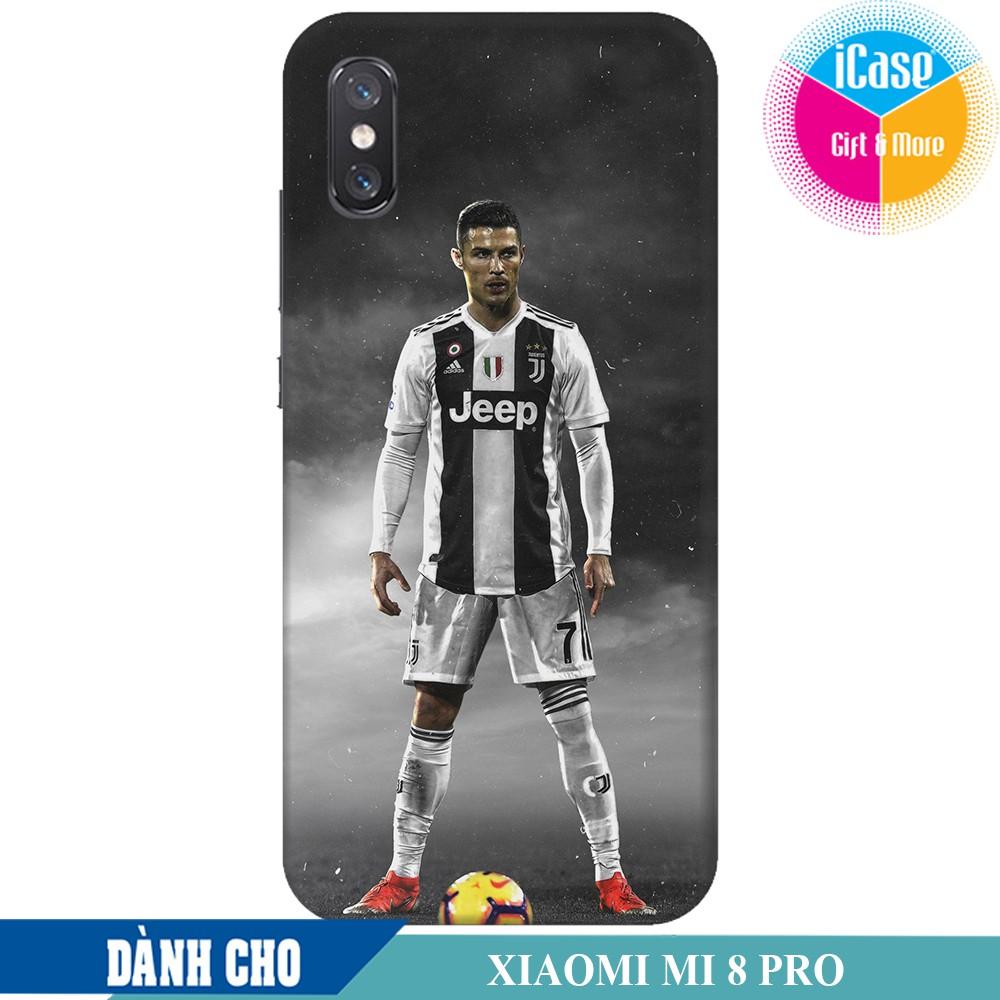 Ốp lưng nhựa dẻo dành cho Xiaomi Mi 8 Pro in hình Ngôi Sao Bóng Đá