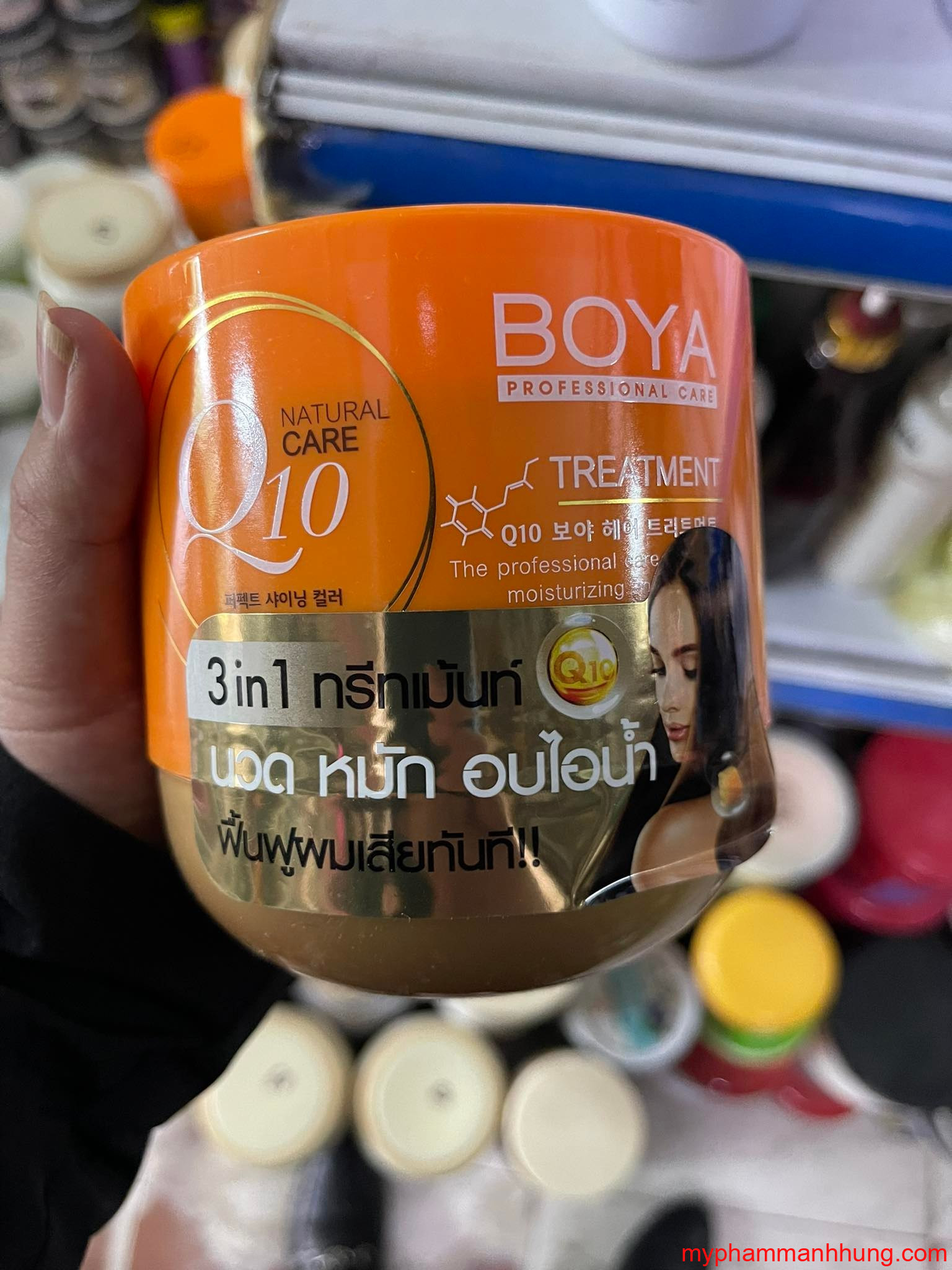 Kem ủ tóc q10 natural care treatment boya 500g thái lan