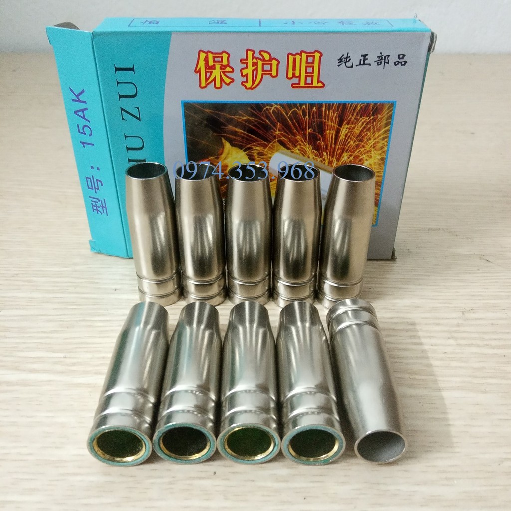 Chụp khí mỏ hàn mig 15ak - hộp 10 cái