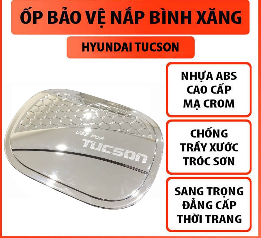 Ốp nắp bình xăng ôtô cho xe hyundai tucson