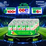 [SALE 15.6] Thùng Nước Ngọt Giải Khát Có Gaz 7Up (320ml/lon)