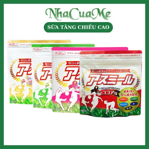 Sữa tăng trưởng chiều cao asumiru nhật bản, giúp tăng khả năng hấp thụ canxi, cải thiện về trí tuệ, thể chất vượt trội và phát triển tối ưu về chiều cao cho bé từ 3 đến 16 tuổi