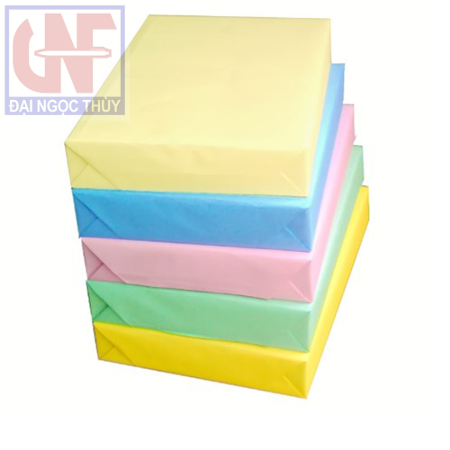(Khuyến mãi lớn)Giấy Ford màu A4 -  dùng cho vp ĐNT , dùng cho in ấn hóa đơn , đơn hàng