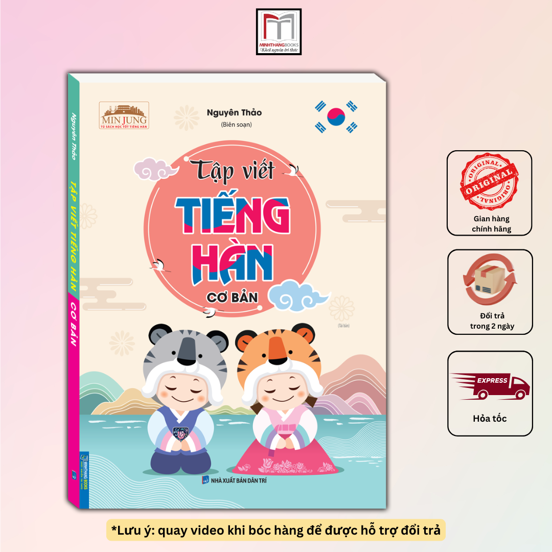 Sách - tập viết tiếng hàn cơ bản