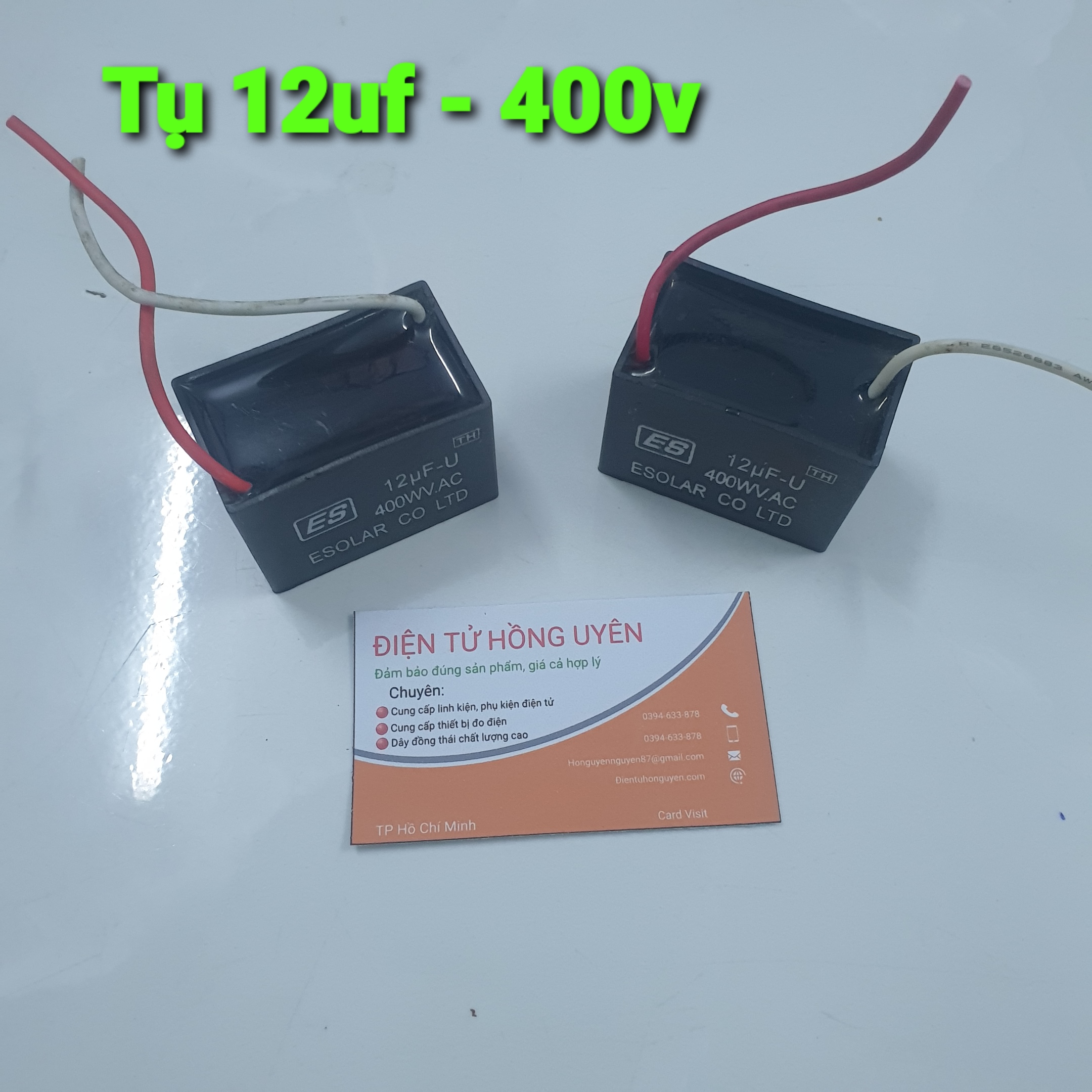 2 Tụ 12uf dùng cho kích cơ. Tụ 12uf 400v. Tụ nhựa 12mf. Tụ điện loại dày - capa. tụ điện động cơ điện. tụ 12mf cho máy bơm nước