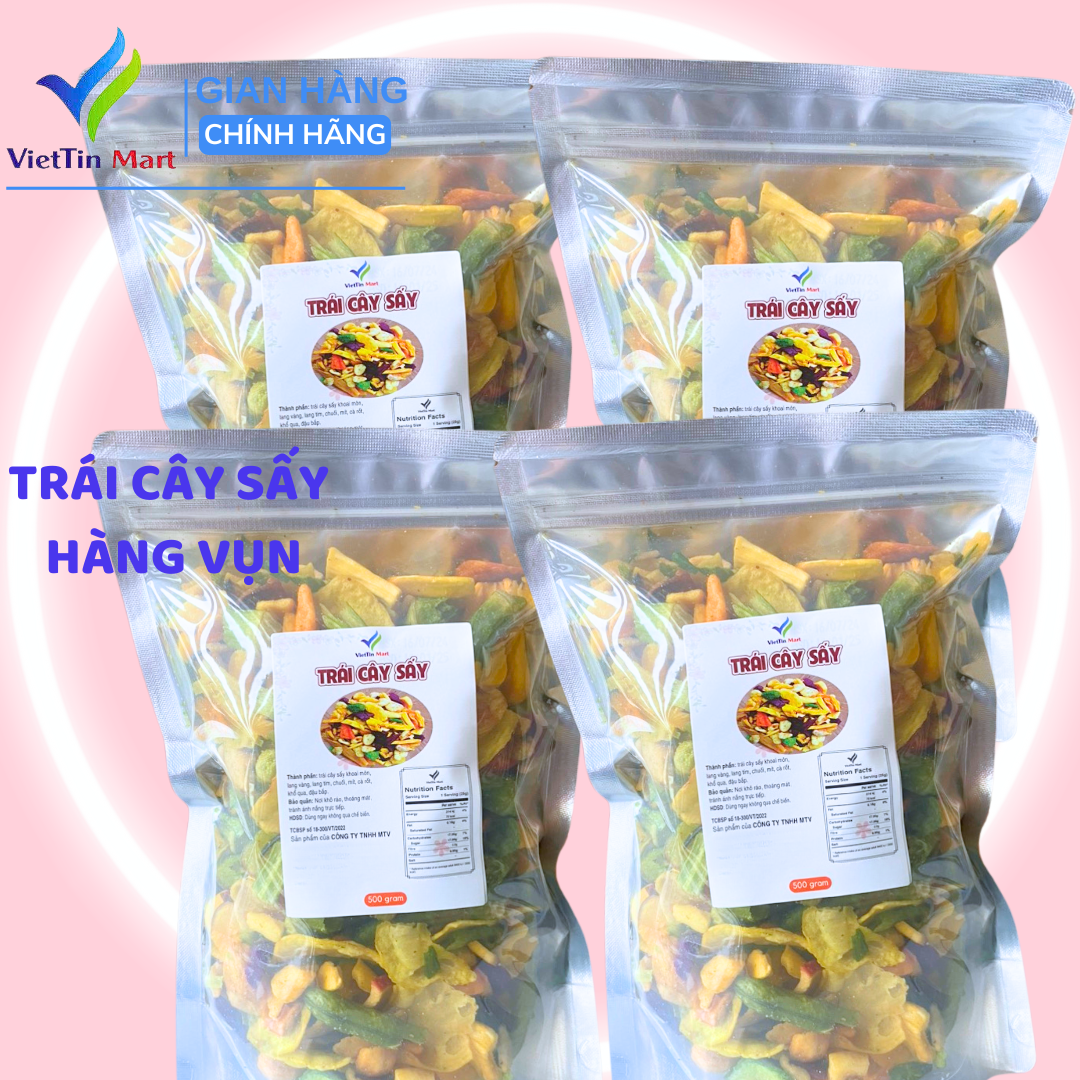  2KG_ Trái cây sấy thập cẩm vụn - Viettin Mart 