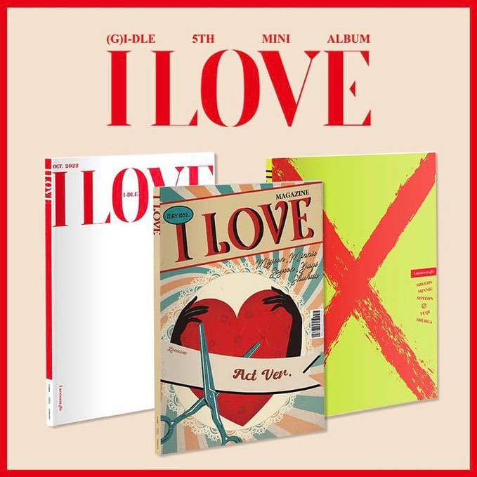 Album mini thứ 5 - i love - idle bản photobook