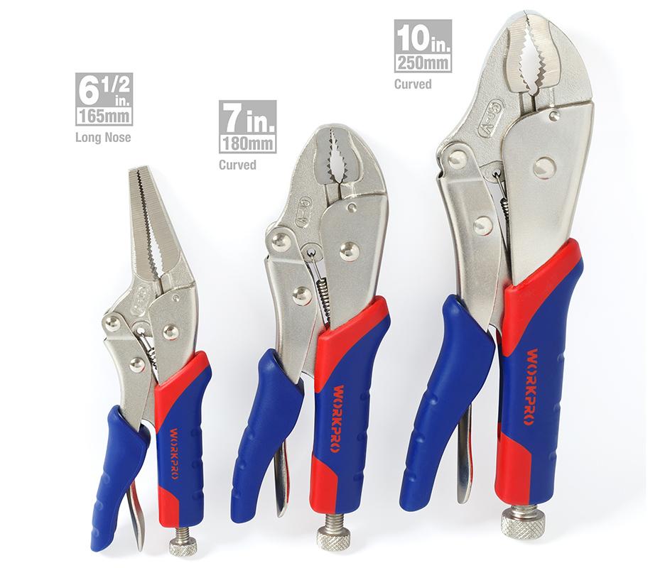 Bộ kìm bấm chết 3 chi tiết workpro w001310