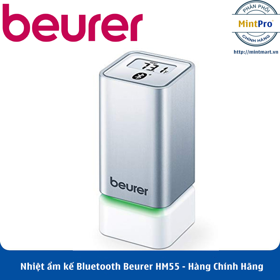 Nhiệt ẩm kế Bluetooth Beurer HM55 – Hàng Chính Hãng