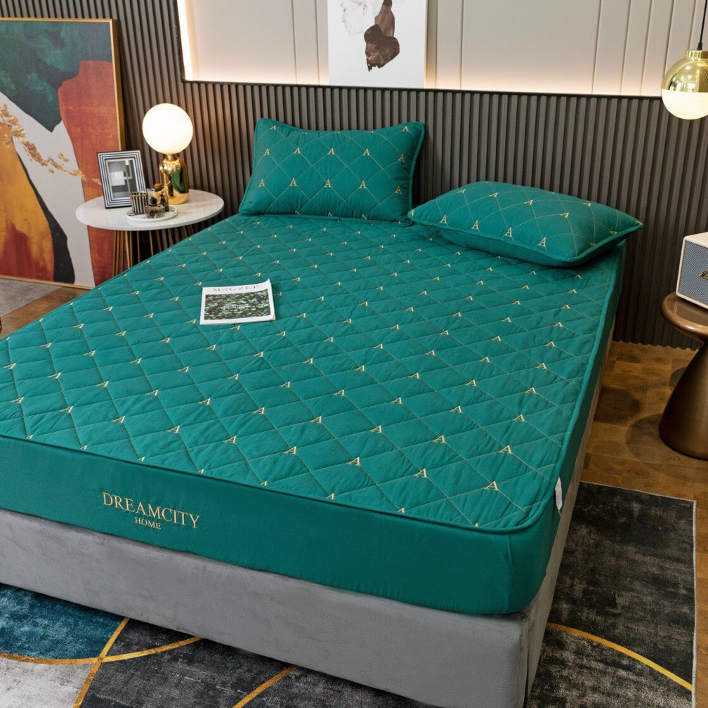 Thảm bọc đệm chữ A chất liệu Cotton thoáng mát nằm 4 mùa của Dremcity