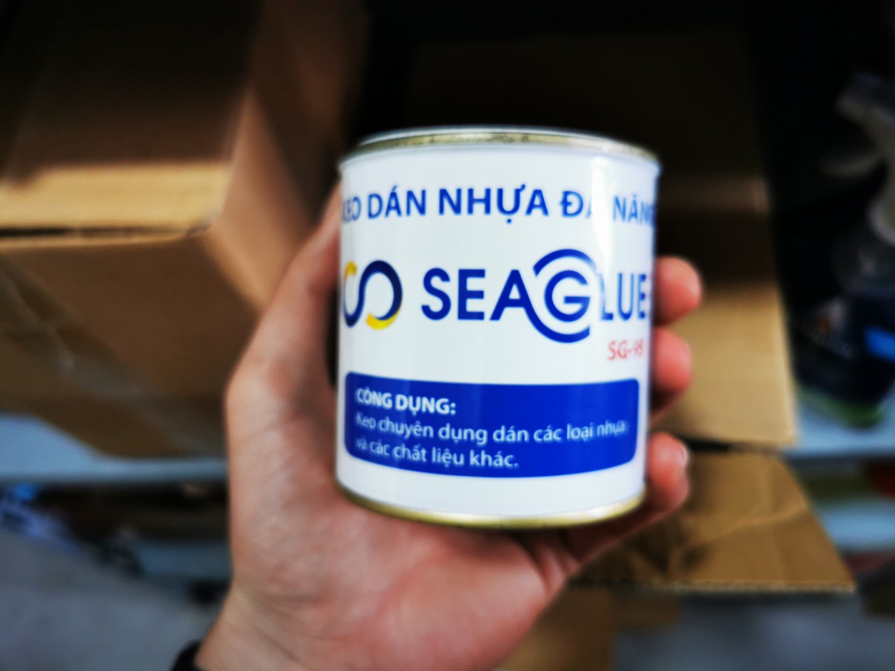 Keo dán vá nhựa, chống thấm đa năng siêu dính  Seaglue SG-95 300ml