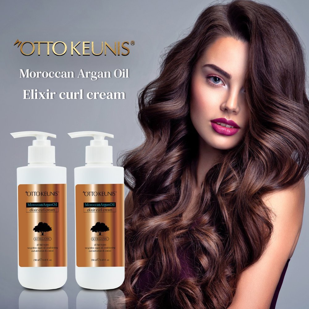 Kem tạo kiểu tóc xoăn Elixir Curl Cream Otto Keunis 250ml cao cấp