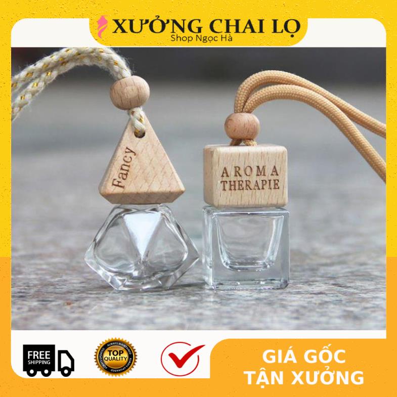 Lọ đựng tinh dầu treo xe 8ml chiết mỹ phẩm