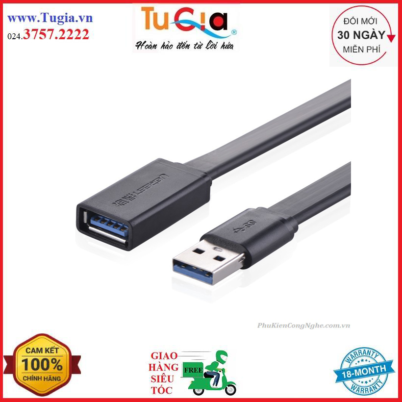 Cáp nối dài ugreen usb 3.0 10808 - hàng chính hãng