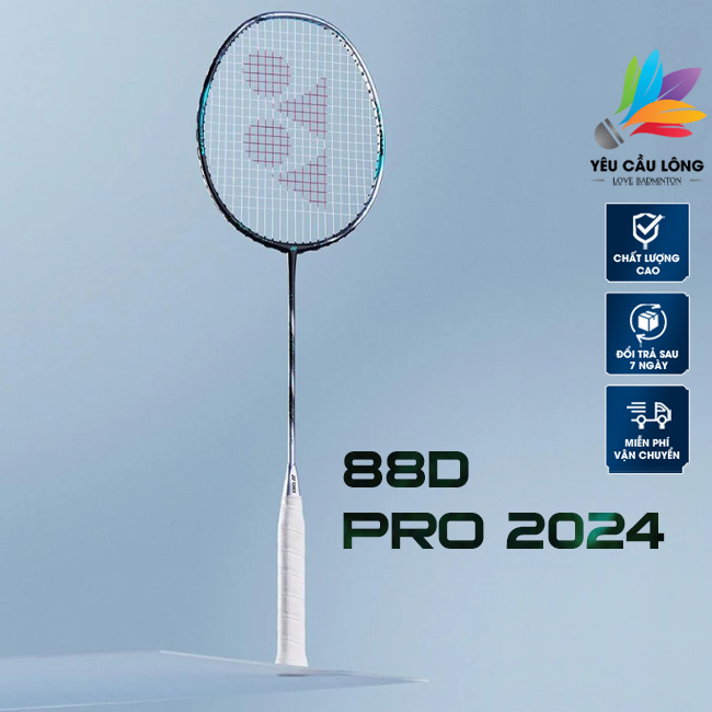 Vợt Cầu Lông Yonex Astrox 88D Pro 2024 Khung Full Carbon - Kèm Quấn Cán, Túi Đựng, Móc Khóa (Căng Sẵn 10,5kg - Max 13kg)