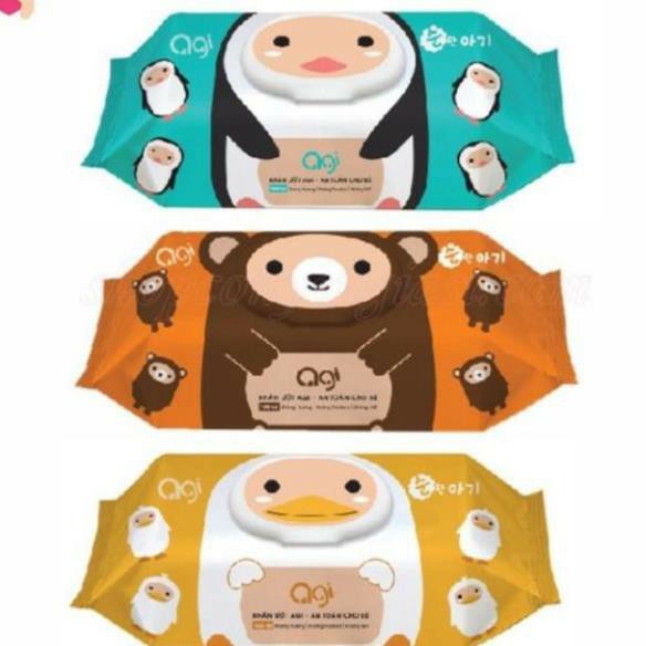 Khăn ướt cao cấp Agi 100 tờ không mùi