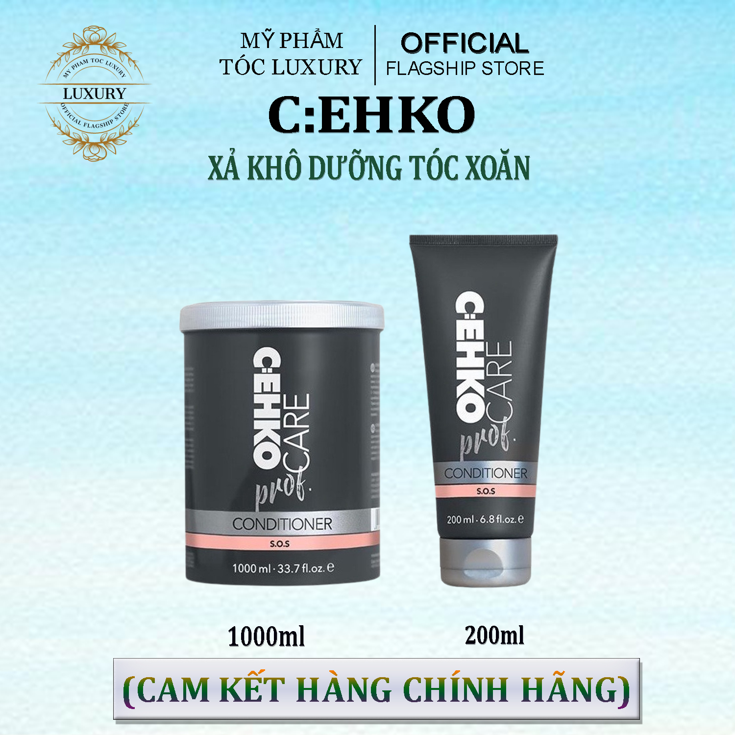 Kem xả khô cehko cho tóc uốn 200ml