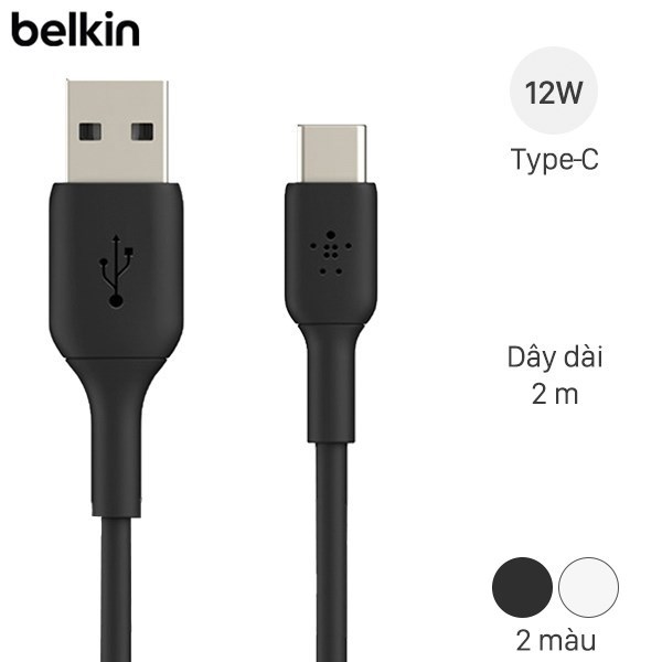 Cáp type c 2m belkin cab001