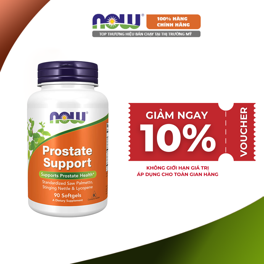 Now prostate support viên uống hỗ trợ chức năng t u y ế n t i ề n l i ệ t cho n a m g i ớ i