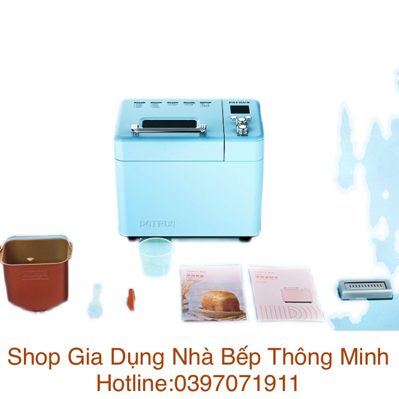 (sẵn+BH) Máy làm bánh mỳ tự động PETRUS 9709 cao cấp