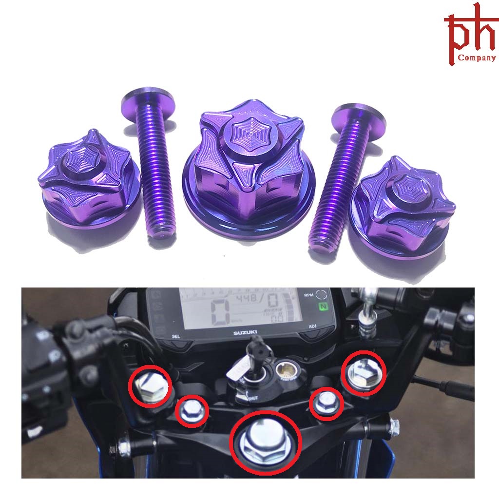 [HCM]Bộ 5 Ốc Bàn Thờ Satria Raider