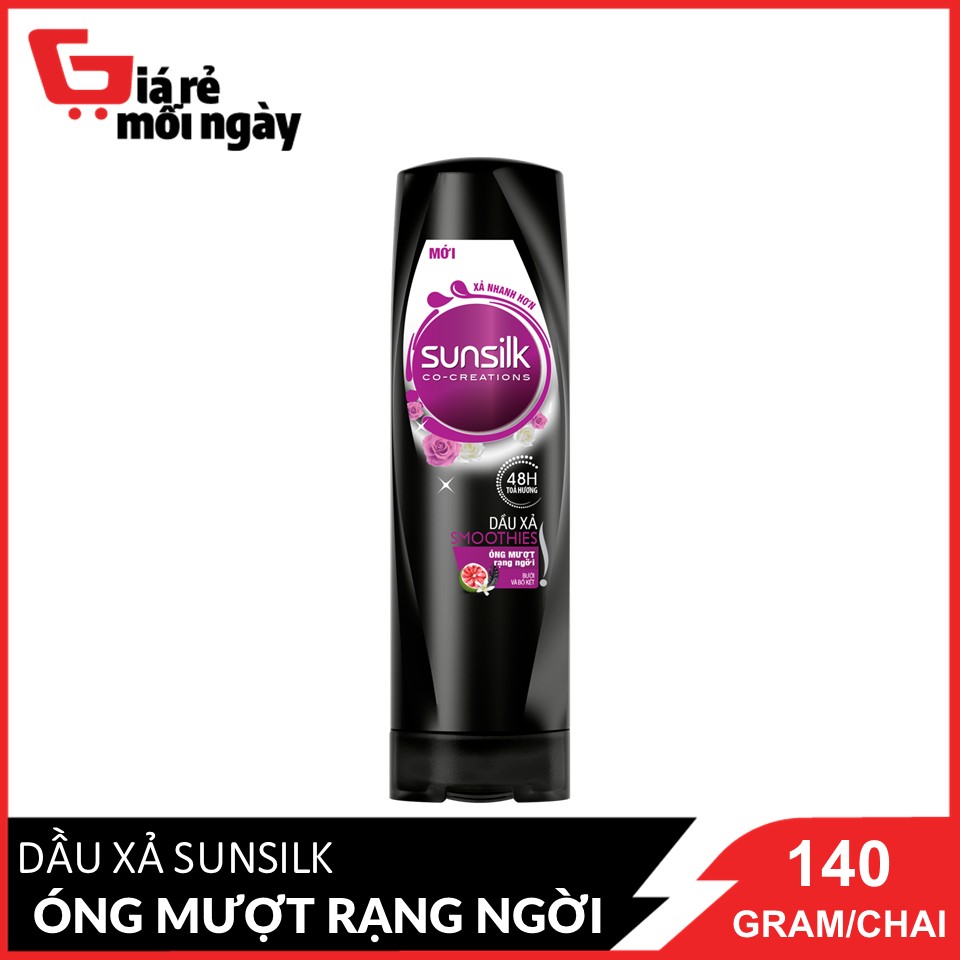 Dầu xả Sunsilk Óng mượt rạng ngời 140g