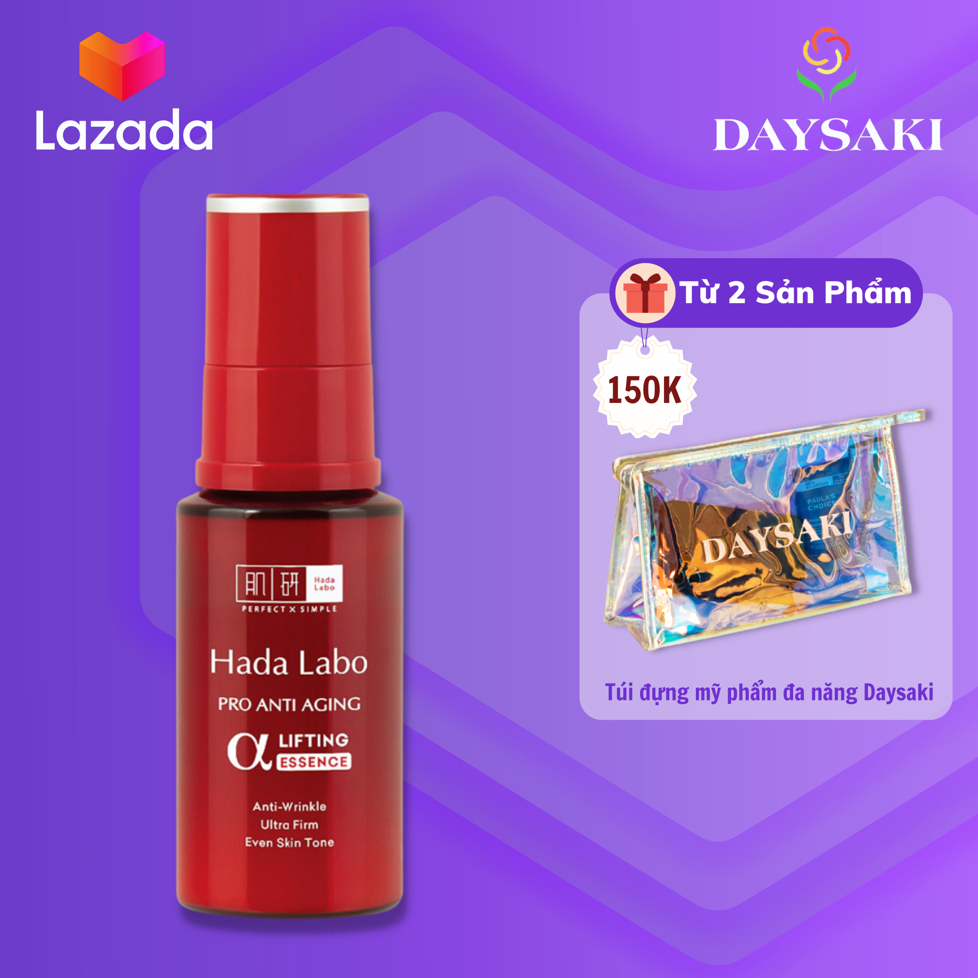 Hada Labo Tinh Chất Dưỡng Da Ngăn Ngừa Lão Hóa Pro Anti Aging α Lifting Essence 30g