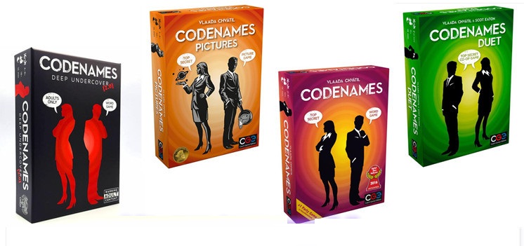 Boardgame Codenames – Trò chơi mật danh gồm 4 phiên bản