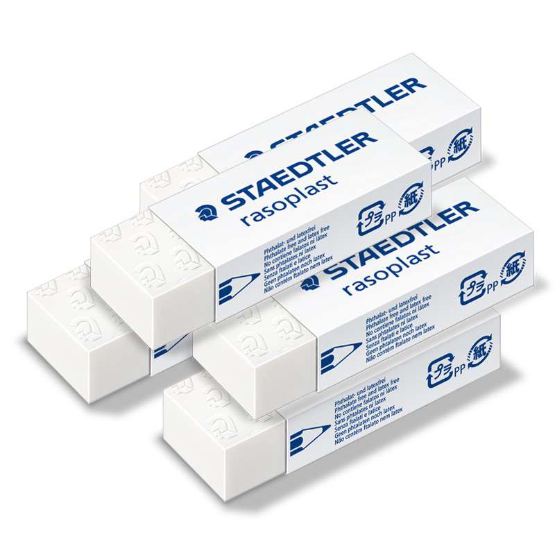 Tẩy chì staedtler các khích thước, Gôm tẩy chì học sinh