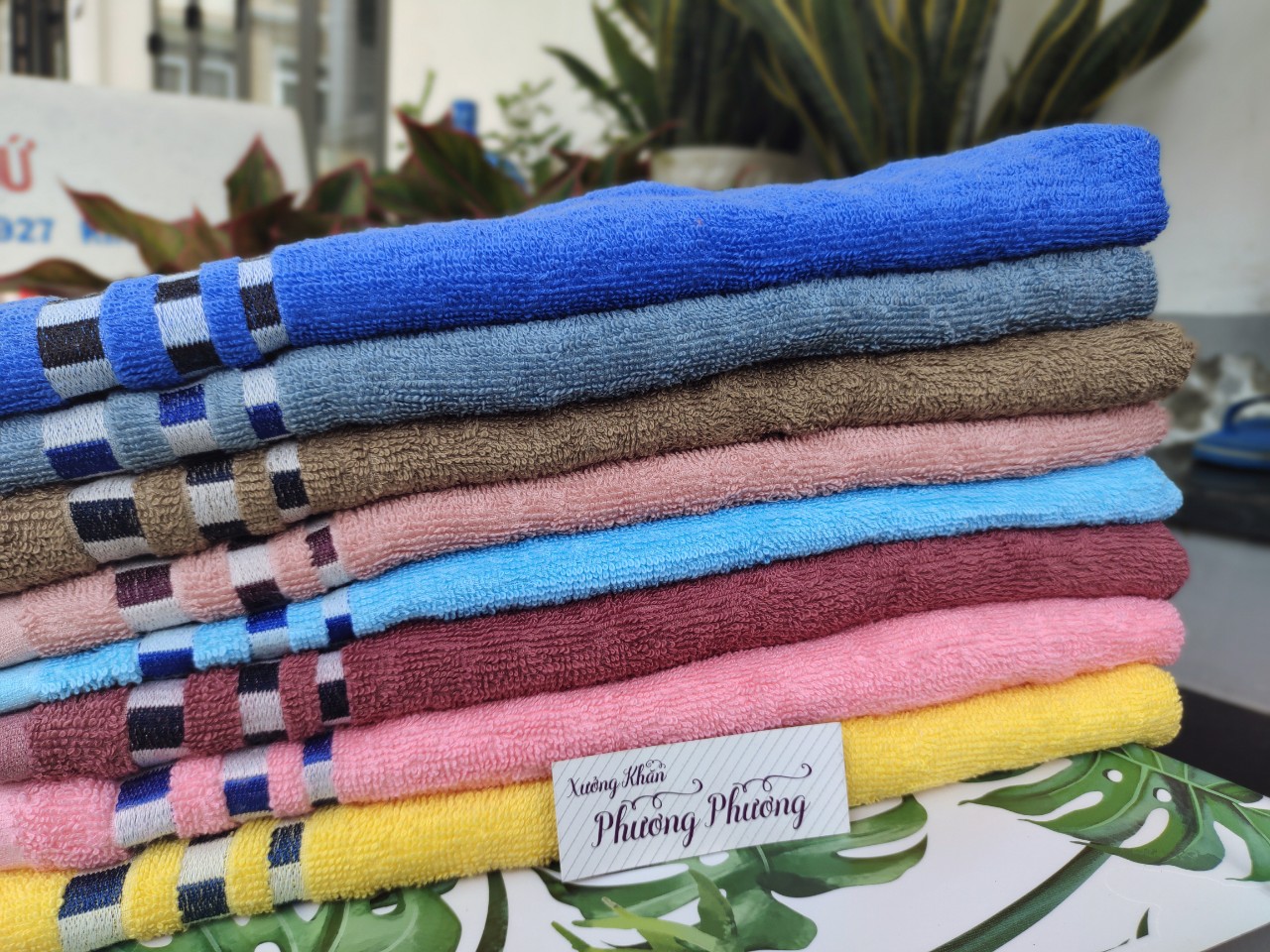 Khăn tắm Gia đình 35x80, 100% Cotton, Hàng Việt Nam Xuất khẩu, khăn mềm mại, thấm hút tốt, nhiều màu tươi tắn, dễ dàng lựa chọn [1 KHĂN ]