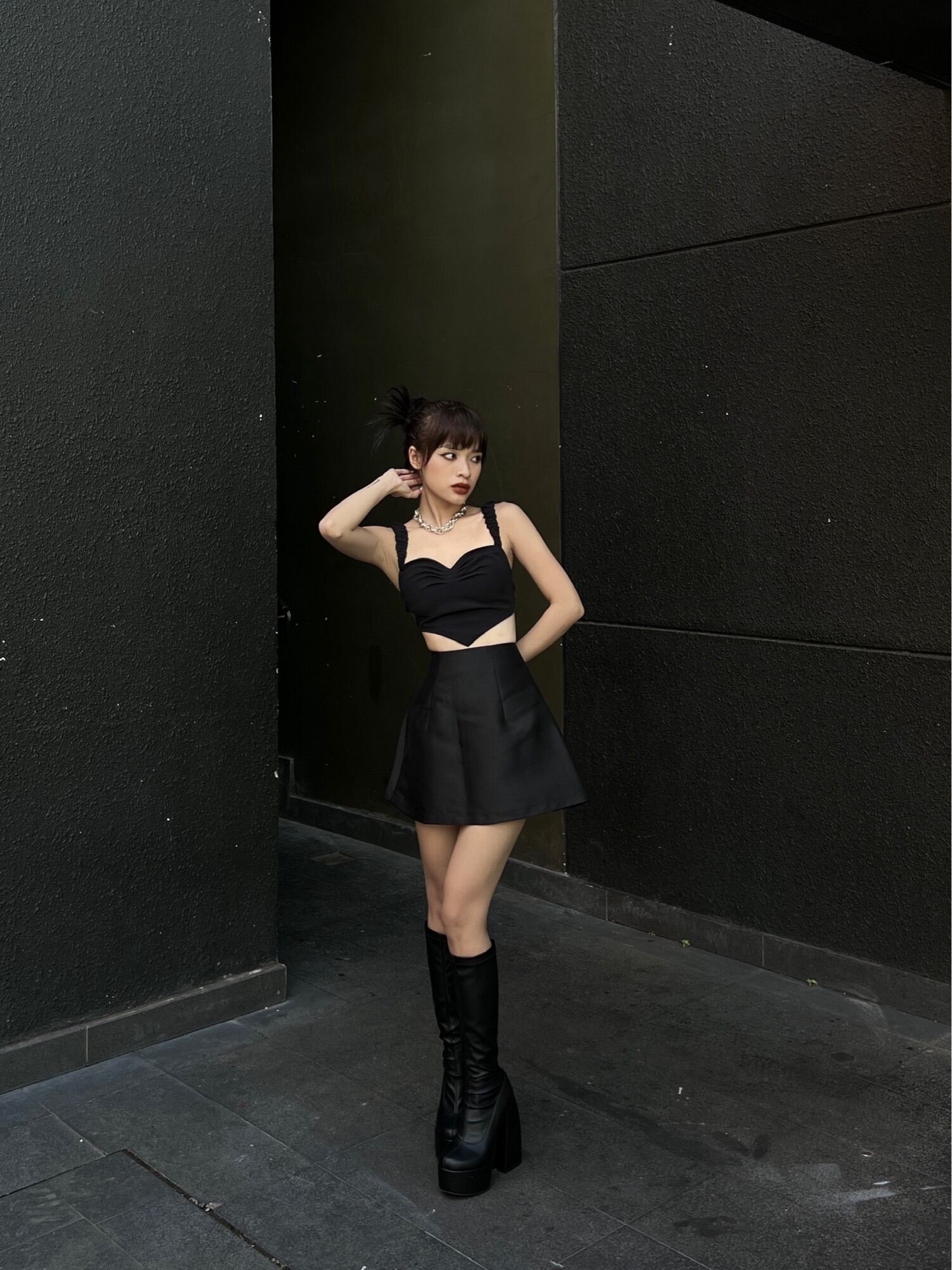 Chân váy ngắn chữ a | mocha skirt - clélie